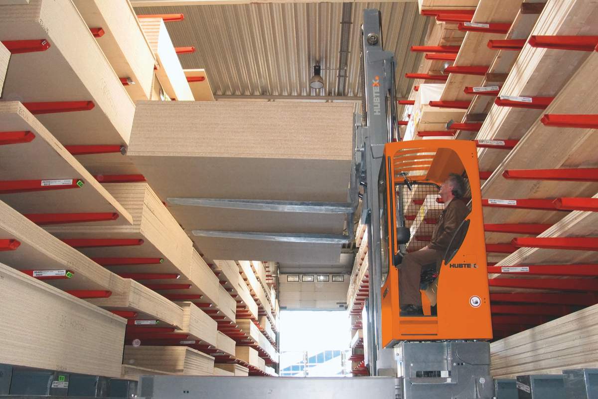 Heftruck zijlader