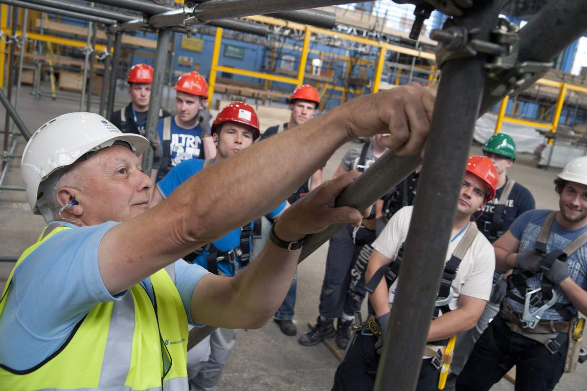 Werken op hoogte module 1-2: gebruiker en monteur vaste steiger
