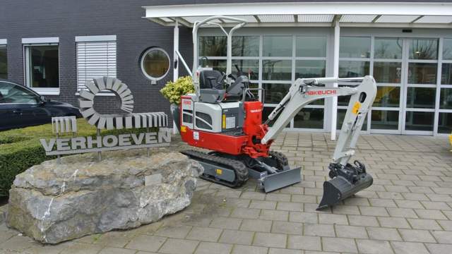 Volledig elektrische minigravers van Takeuchi