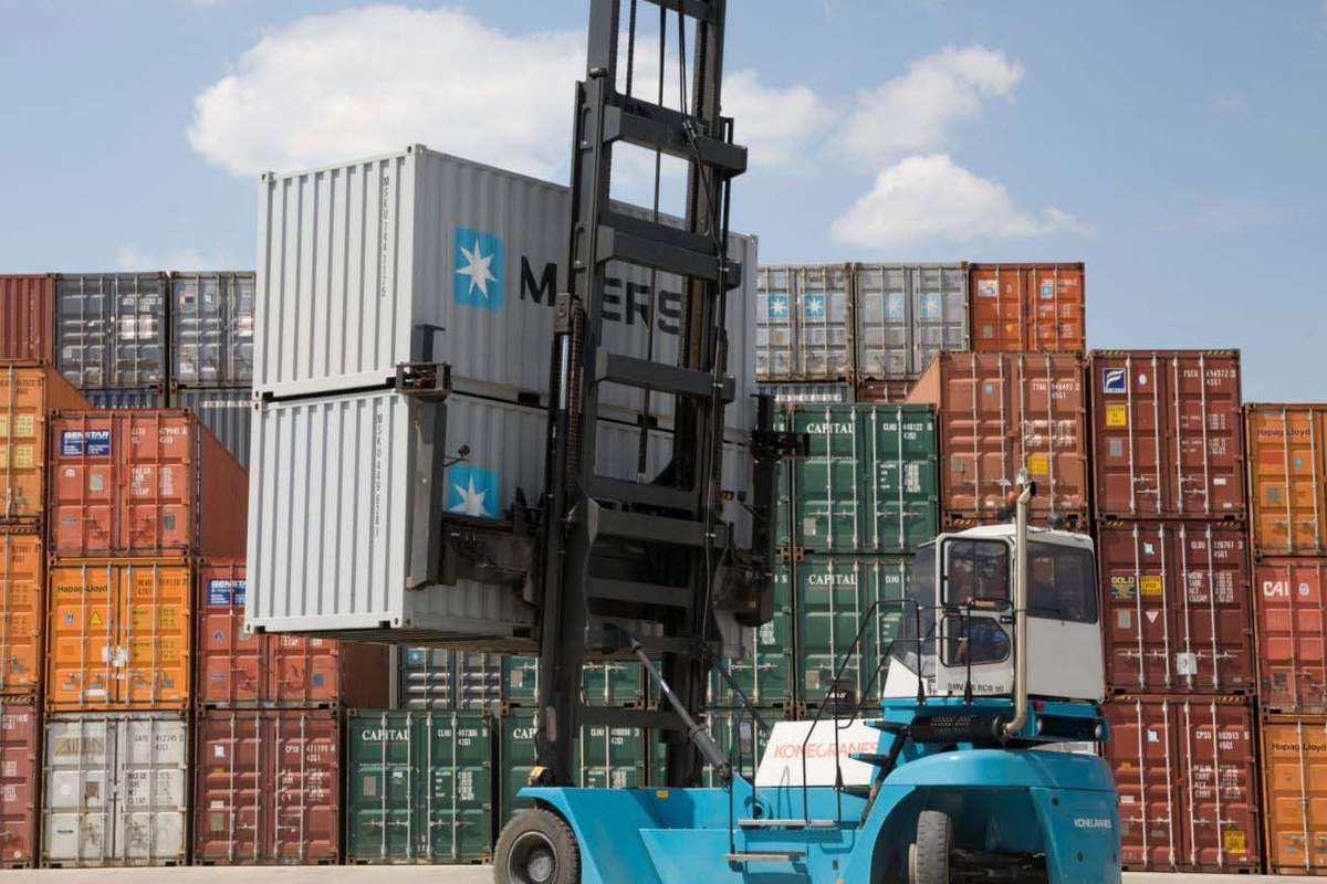 Heftruck containerheftruck