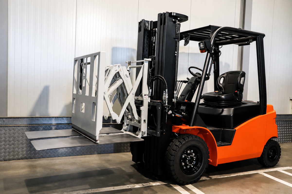 Forklift: working with attachments