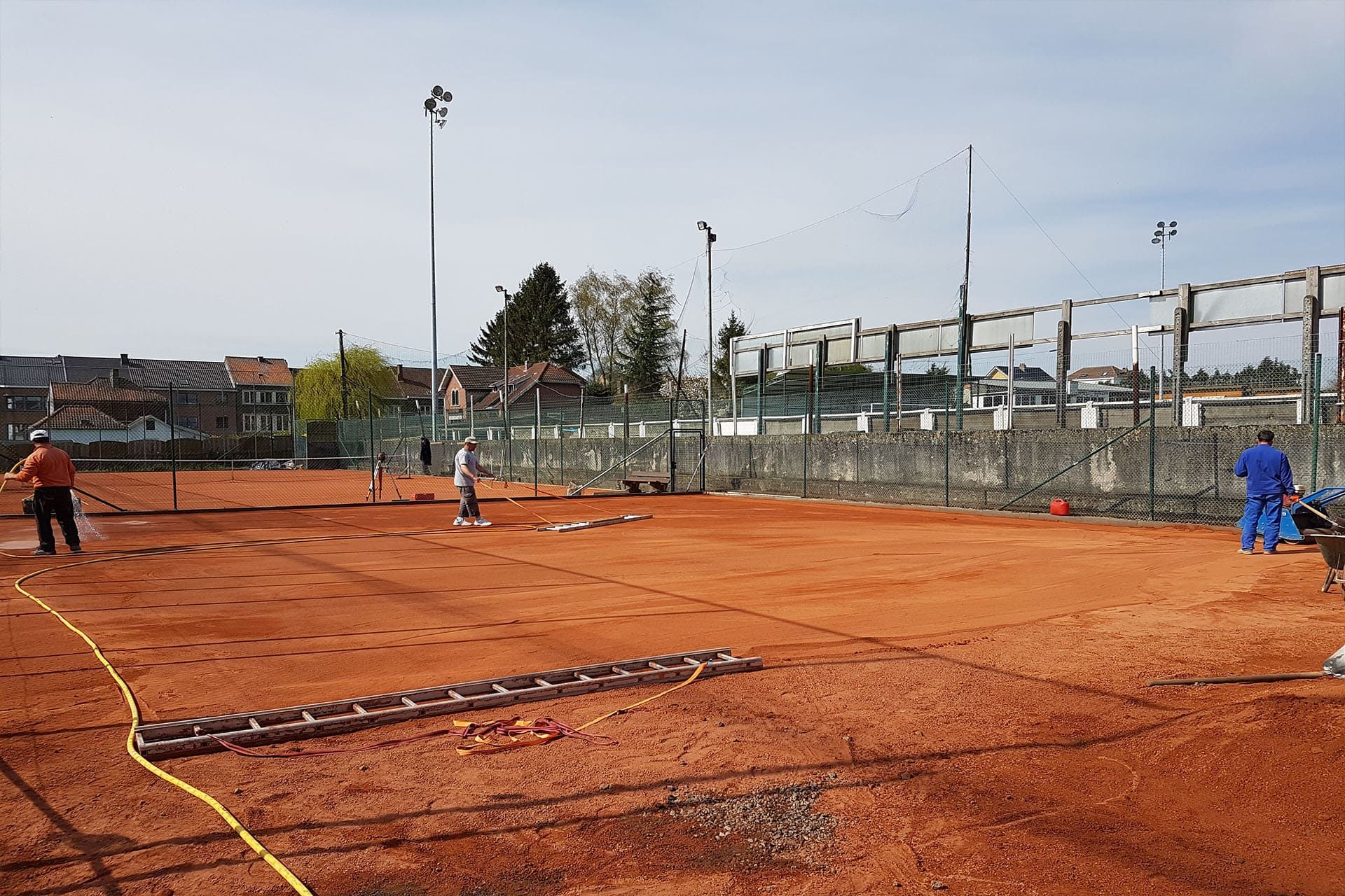 Onderhoud van gravel sportvelden